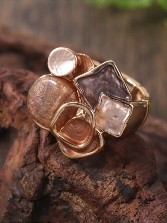 unbranded Jewelry - Gold-Tone Pearl Cluster Statement Ring